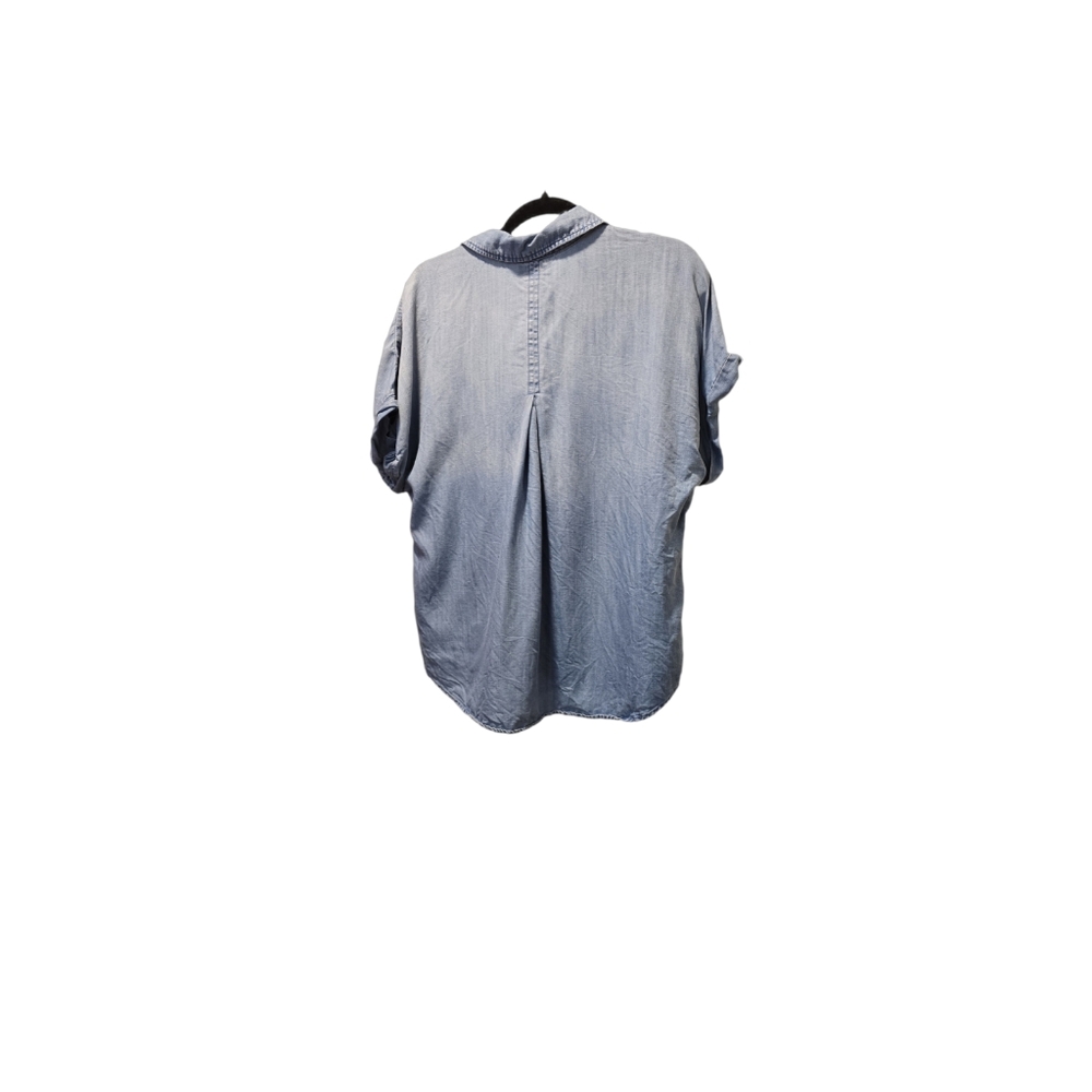 cloth & stone Light Blue Button-Down Shirt - Picture 4 of 6